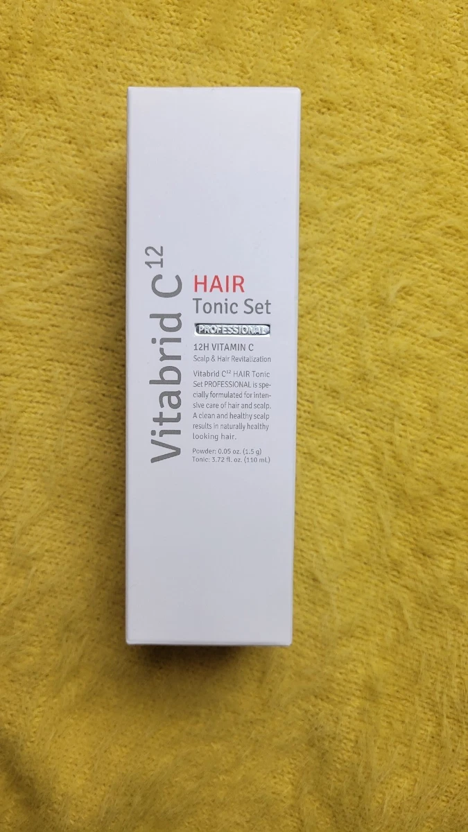 Vitabrid C12 Hair Tonic Set Scalp & Hair Revitalization-Full Size -NEW IN BOX