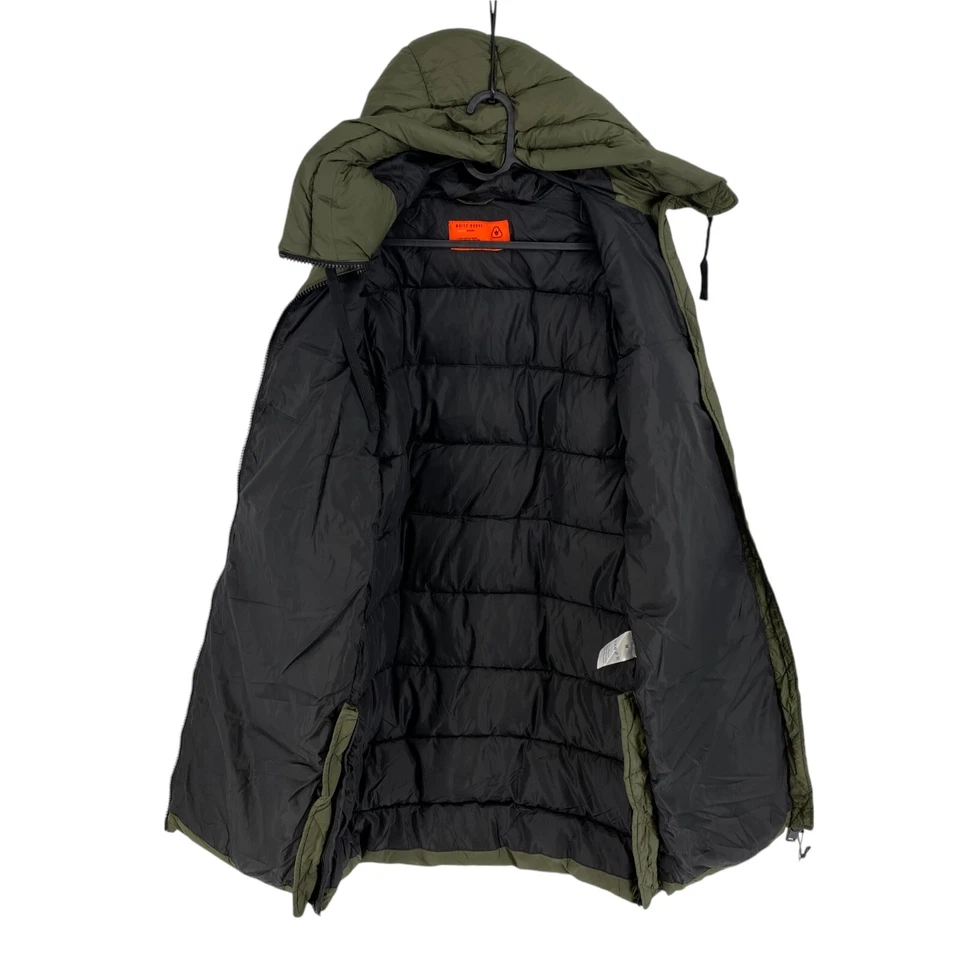 White Goose Women Dark Green Hooded Padding Jacket Coat Size M - Image 4 of 4