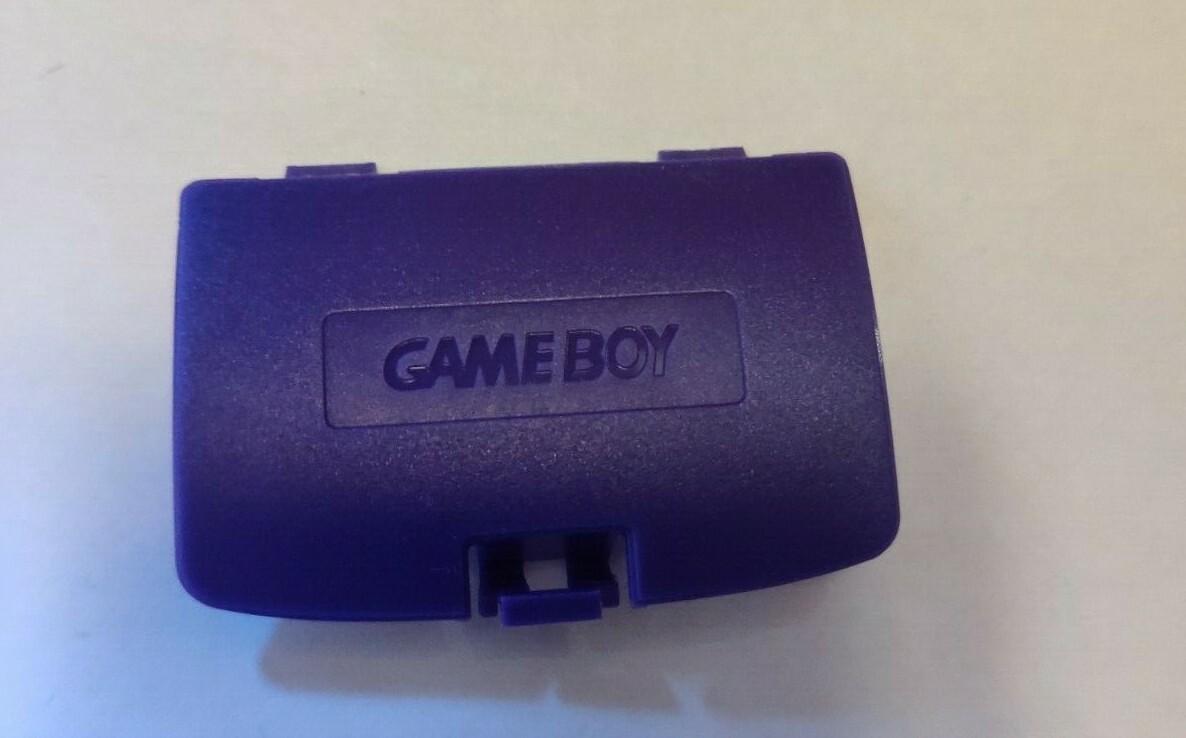Cache Piles Gris Pour Game Boy Original - Compatible Nintendo Game Boy Classic