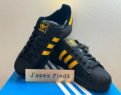 adidas Originals Superstar 2 Ⅱ JQ4727 Core Black Crew Yellow