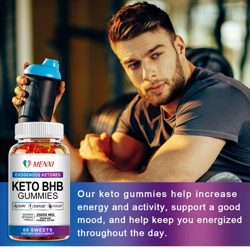 Keto BHB Gummies Ketone Advanced ACV Weight Loss Fat Burner Dietary Supplement - Picture 4 of 8