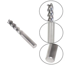 LABLT 1/2" 3 Flute Long Length 2" LOC Carbide End Mill 4" Overall Length