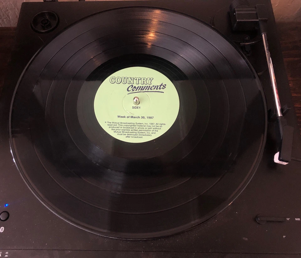 COUNTRY COMMENTS RADIO SHOW 3-30-1987 VINYL Ray Stevens-Judy Rodman-Bellamy Bro - Image 4 of 4