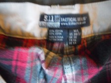 5.11 Tactical Series Mens Interior Flannel Pants Size 38 x 32 Beige Winter Pants