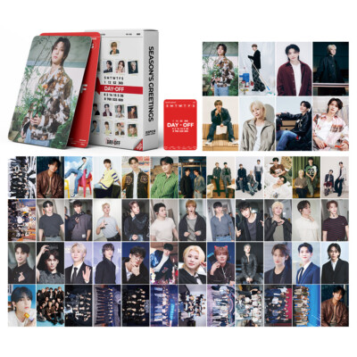 55pcs Set SEVENTEEN 2025 SEASON'S GREETINGS Day-Off Lomo