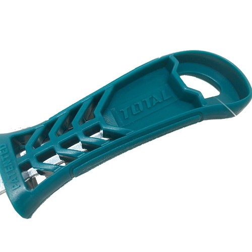 Spazzola metallica curva 25cm Setole in acciaio Ruggine Sporco Vernici Total - Foto 3 di 4