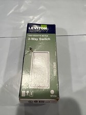 Leviton Decora 5603 S12-5603-2WS 15 Amp 3-Way White Rocker Light Switch (OB)