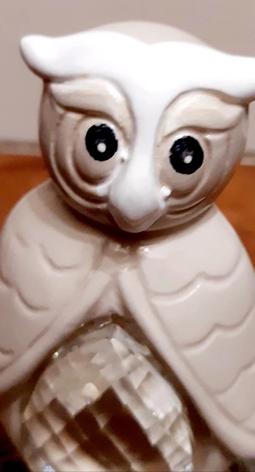 Deliziosa Statuina Gufo Ceramica Made In Italy - Immagine 2 di 4