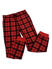 NWT Carters Youth Red Black Buffalo Plaid Pajama Pants Kids Youth Boys Size 4
