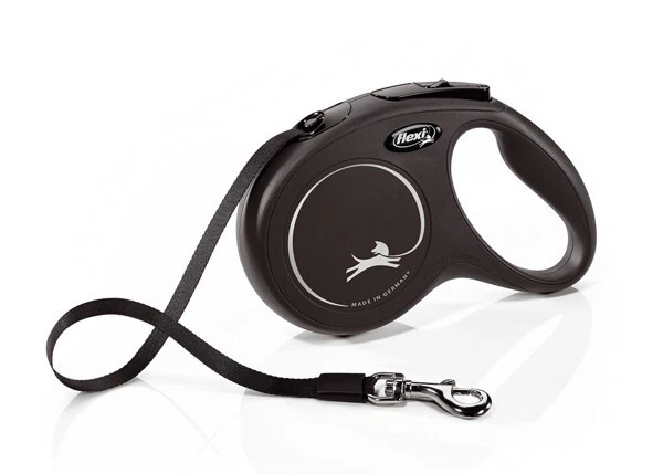Flexi Classic Laisse Sangle M 5m Noir