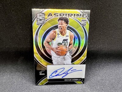 Ochai Agbaji Spectra Aspiring RC Auto #AA-OCA 93/99 2022-23