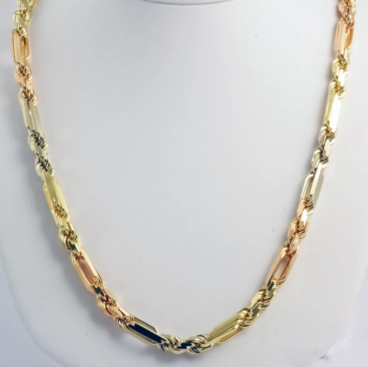 Mens tri shop color gold chain