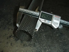 1 3/4" Perforated Stainless Steel Tubing - 1 Foot Long Piece