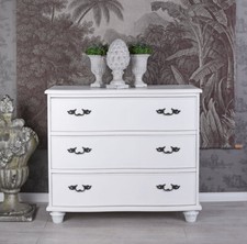 Chest Sideboard White Country House Cabinet Multipurpose Antique