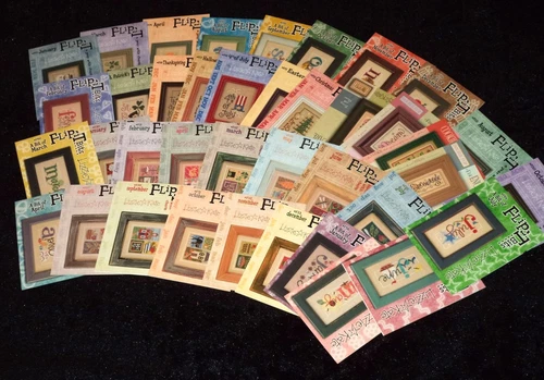  Lizzie Kate COUNTED CROSS STITCH PATTERNS You Choose! MONTHS Holidays VARIETY