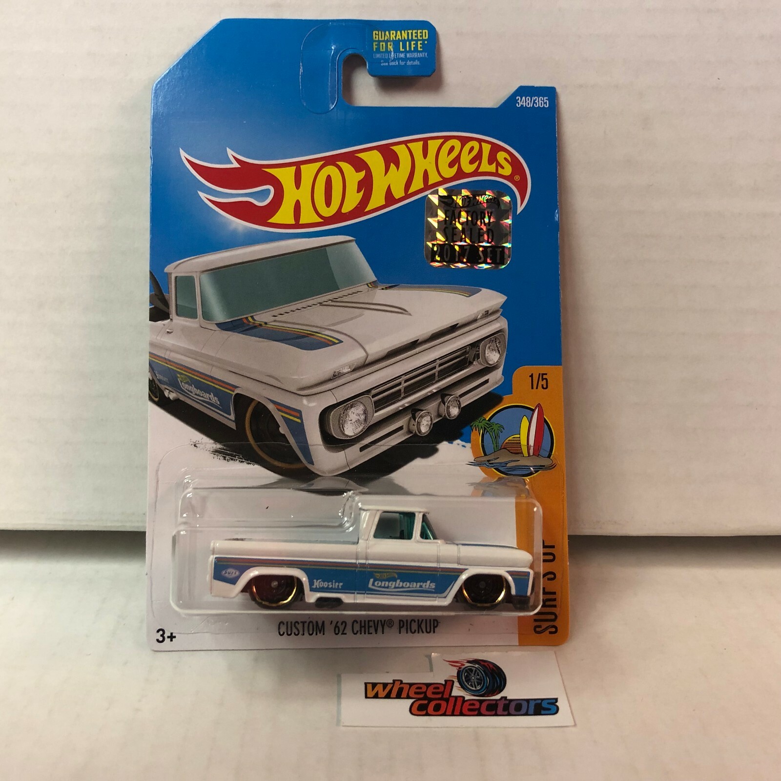 hot wheels custom 62 chevy pickup surfs up
