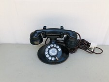 Vintage Western Electric Telephone D1 Rotary Dial Cradle E1 Handset Cord