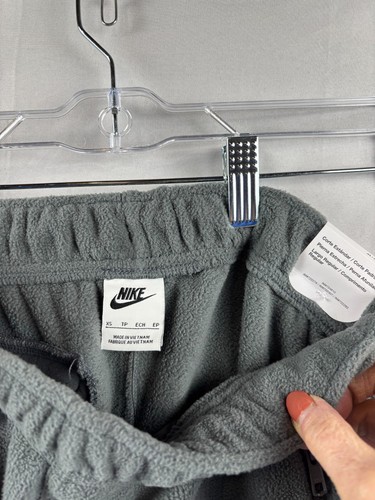 Nike Mens Gray Club Fleece Polar Fleece Sweatpants Tapered Leg Size XS NWT - Picture 6 of 12