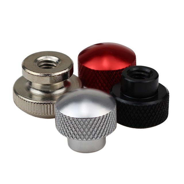 M6 M8 Knurled Thumb Nuts Hand Grip Knobs Nut Blind Hole Round Head High Type eBay