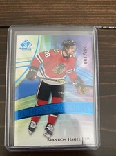 2021 SP Game Used Authentic Rookies Brandon Hagel /199 Blackhawks