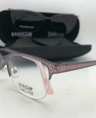 TAKUMI Eyeglasses TK1021 30 54-16 135 Purple Pink Frame w  display picture 1