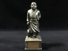 Z0714 / Statue OKIMONO / Saigo Takamori / Japanese Vintage