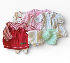 Lot of Baby Girl Clothes 0-3 Mos Carters Mixed Brands New And Pre-Washed