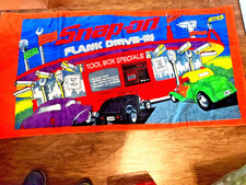 Snap On  “Flank Drive-in” Classic car  Beach Towel 60 x 32” Vintage brand new