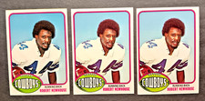 1976 Topps #14 Robert Newhouse ROOKIE Cowboys 3 Card Lot