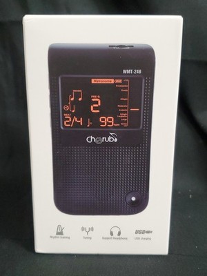 CHERUB WMT-248 Portable Metro-Tuner Rechargeable For Various Instruments 