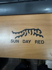 Sun Day Red Tiger Vinyl decal sticker logo new - Black Color