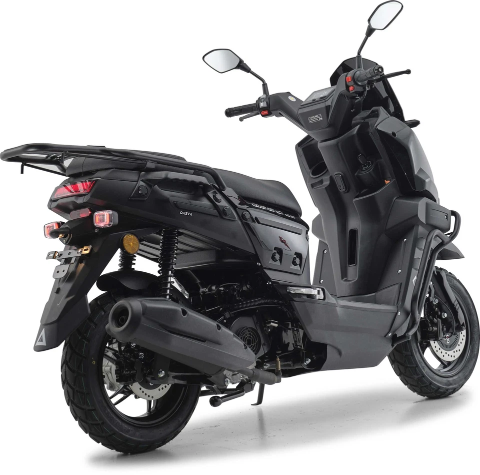 Motorroller 50 ccm Burnout QS50 GS Schwarz 45 - Bild 3 von 4