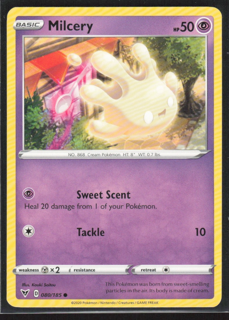 2020 Sword & Shield - Vivid Voltage Milcery Basic/Common #80