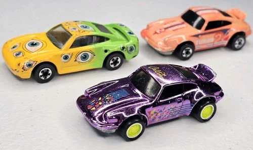 Hot Wheels Blackwall Lot Of 3 Color Changer Porsche P-911 Tattoo 959 Cal Custom