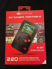 My Arcade Go Gamer Portable Device Built-In 220 Retro Games 16-Bit System NIP