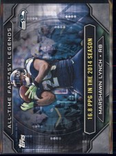 2015 Topps - All-Time Fantasy Legends Marshawn Lynch #ATFL-ML