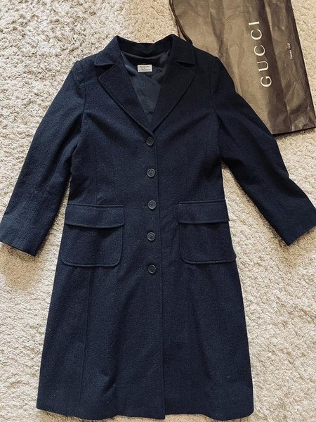 Damen Alberta Ferretti Mantel Navy Polyamid 38