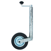 42 Mm StüTzrad FüR AnhäNger Wohnwagen 200 Mm Stahlrad Angelaufene Welle