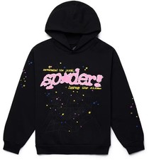Sp5der P*NK Hoodie Black (FW21) Size Medium G...
