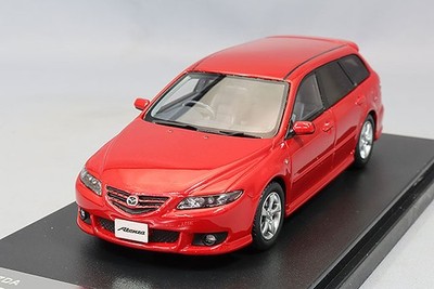Hi-Story HS490RE 1:43 Mazda Atenza Sport Wagon 23S 2004 Velocity Red Mica Resin