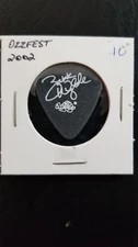 ZAKK WYLDE / OZZY / BLACK LABEL BLS - OZZFEST 2002  TOUR CONCERT GUITAR PICK
