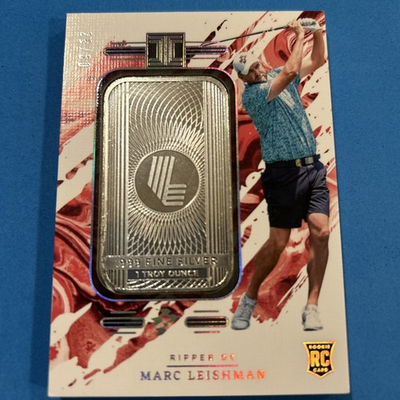 #ad #ad LIV GOLF IMPECCABLE 1 Troy Ounce .999 Fine Silver Bar MARC LEISHMAN $149.99