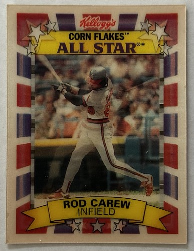 1992 Kelloggs Sportflicks All Star Card #4 Rod Carew California Angels  - Bild 1 von 6