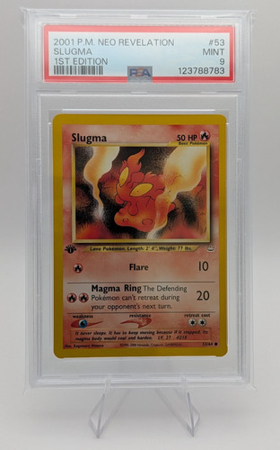 Slugma (1st Edition) graded PSA 9 for sale on eBay