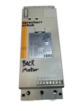 Sprecher + Schuh PCE-074-600V Controller Soft Starter (TESTED)