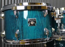 Tama Superstar Classic Maple 12" Dia X 9" Rack Tom/Gloss Sapphire Lacebark Pine