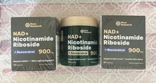 3 Reus Research NAD +  Nicotinamide Riboside 900mg 80 Capsules | Exp 08/26