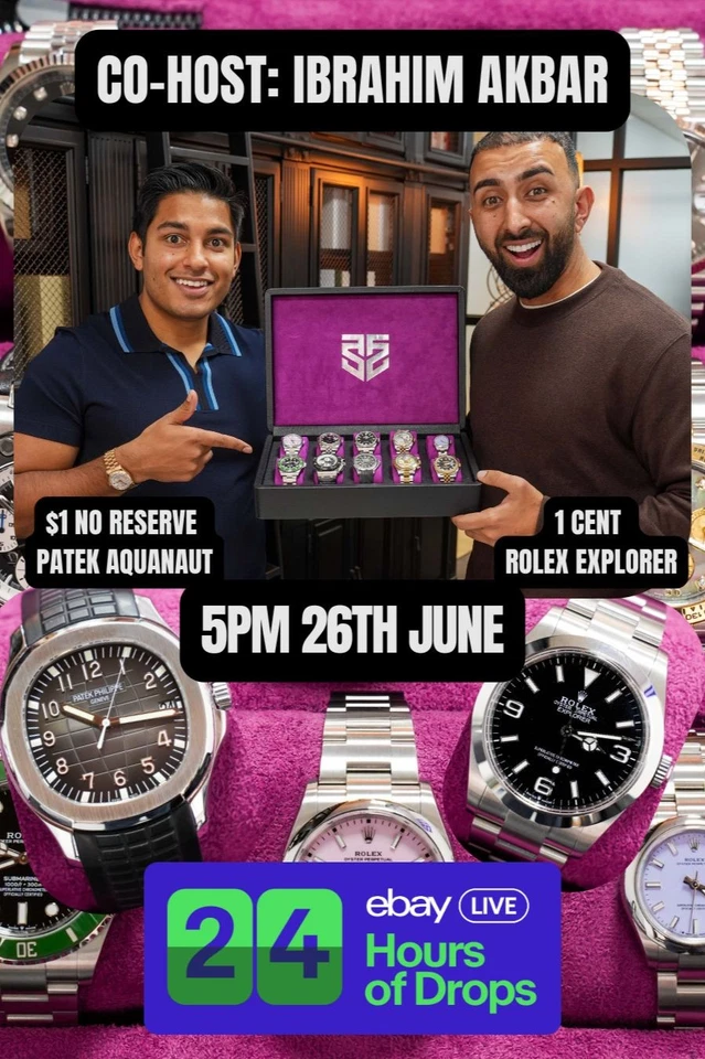 Patek, AP and Rolexes Unreserved! Penny Drop Rolex! The Smiling Second Live