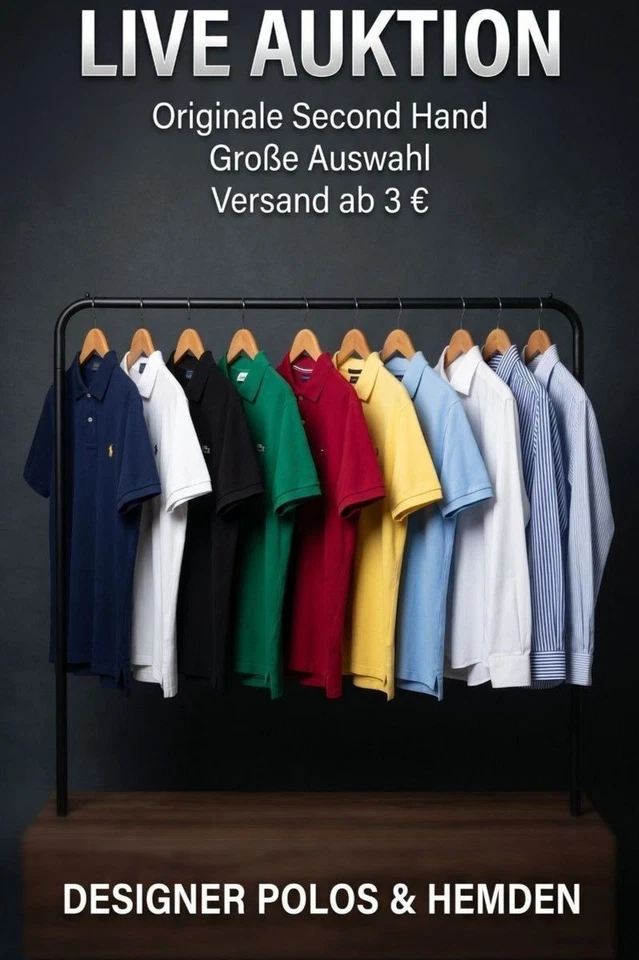 Designer POLO SHIRTS - Langarm Hemden - T-Shirts - Ralph Lauren - Lacoste