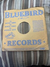  106 BLUEBIRD Record Sleeve Only 78 Rpm 10 Inch Hottest Bands AS IS 